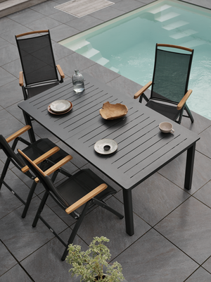 Lomma dining table Anthracite