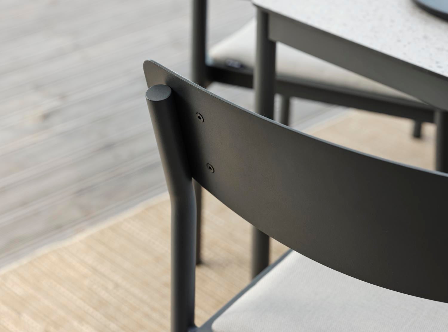 Gusty dining chair Anthracite/ash
