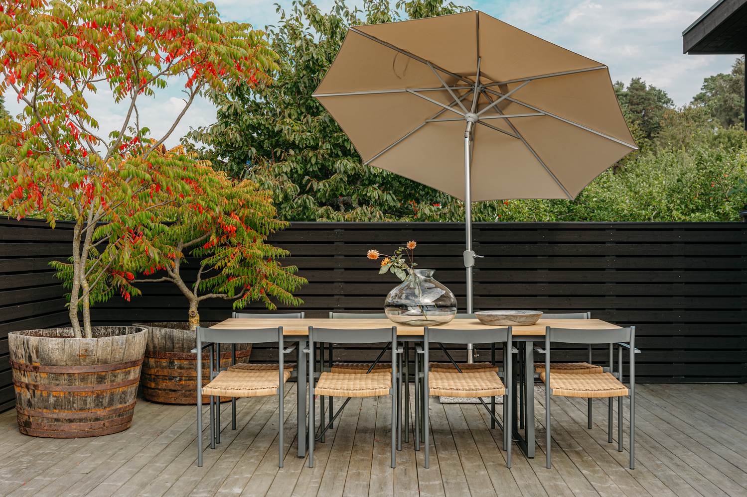 DK dining chair Anthracite/Natur