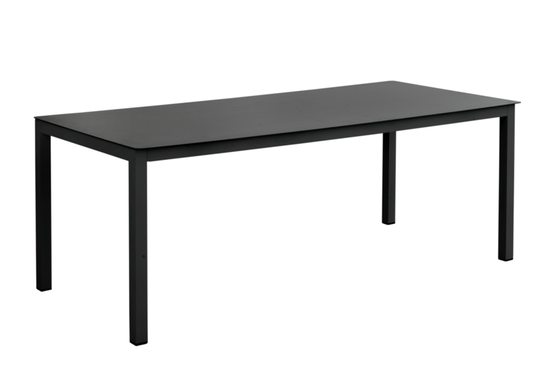 Rana dining table Black/black