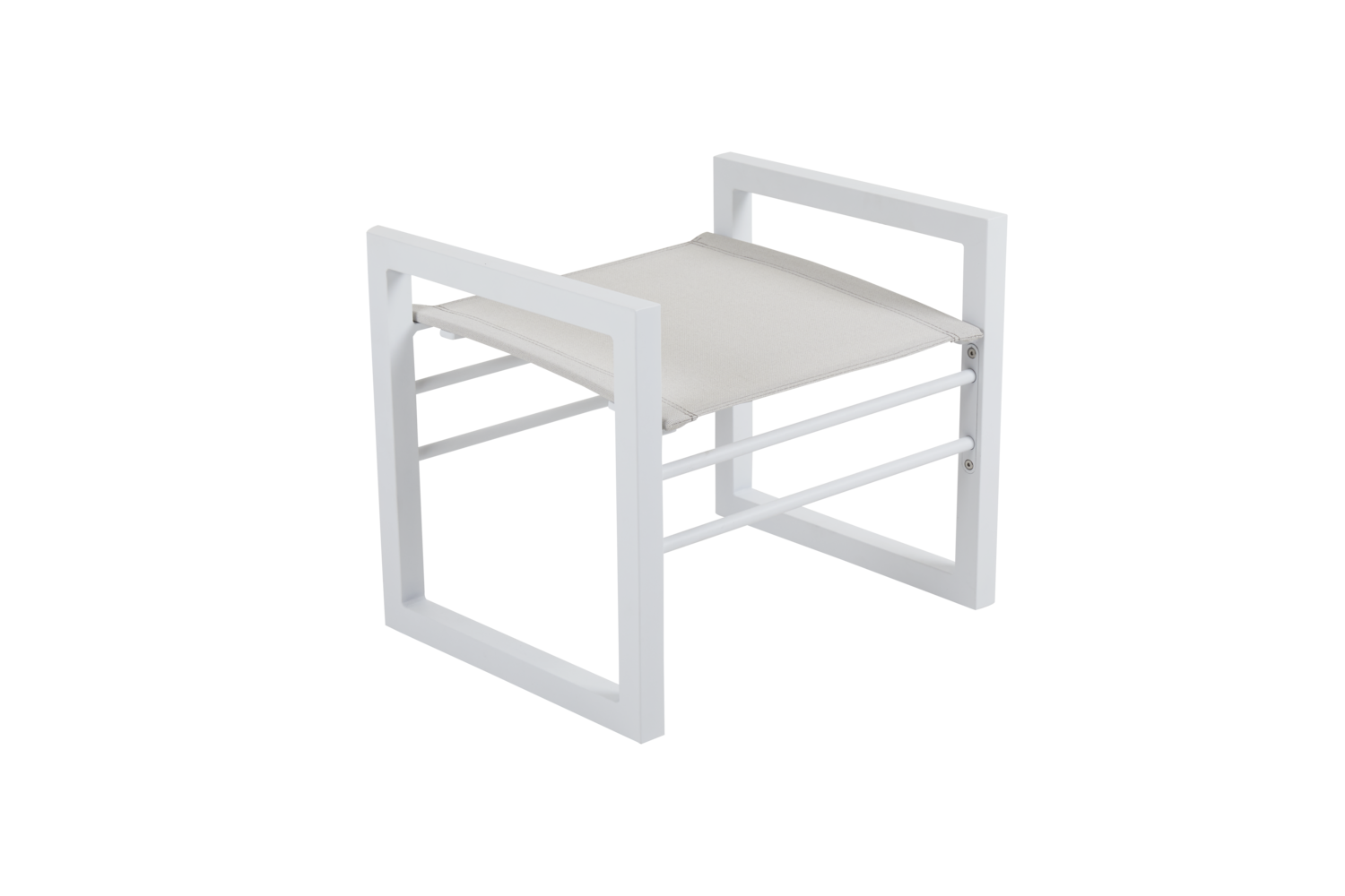 Vevi footstool White/Off-white