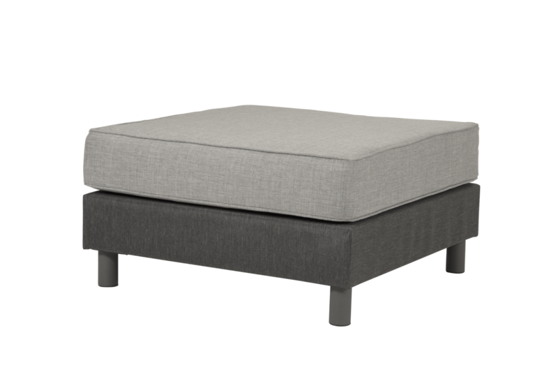 Battleford footstool Grey/blue