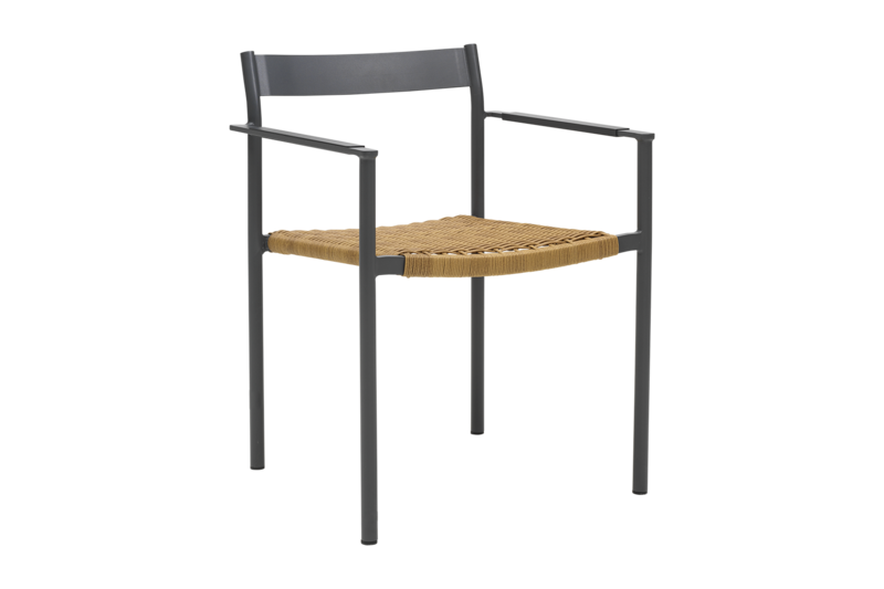 DK dining chair Anthracite/Natur
