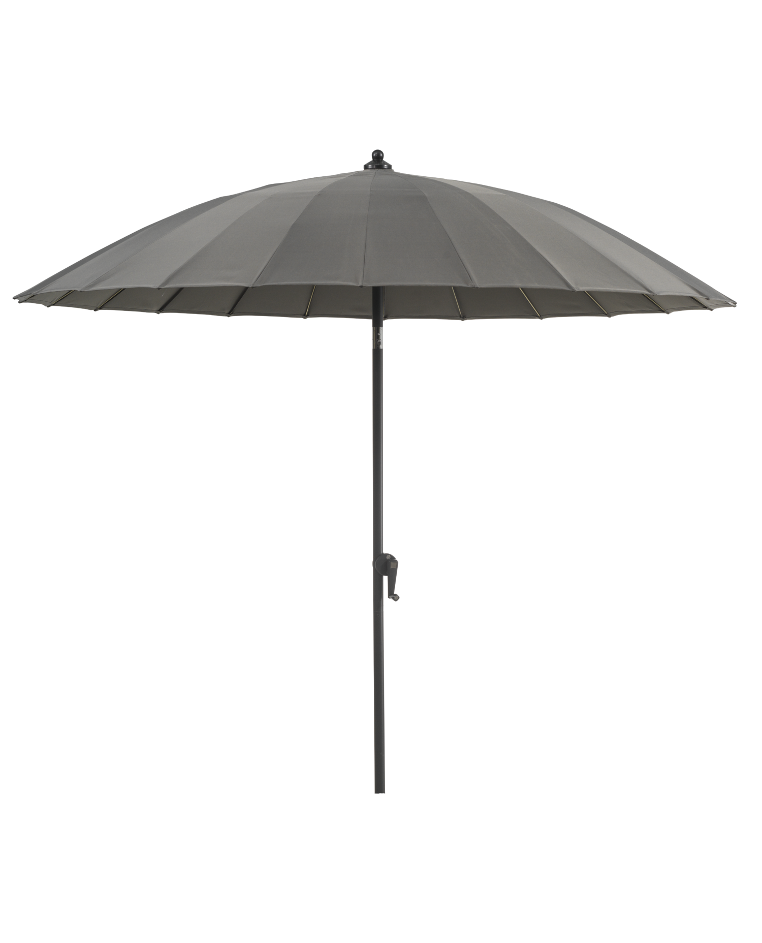 Shanghai parasol Aluminum/Grey/Lemon