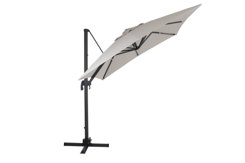 Linz hanging parasol Anthracite/khaki