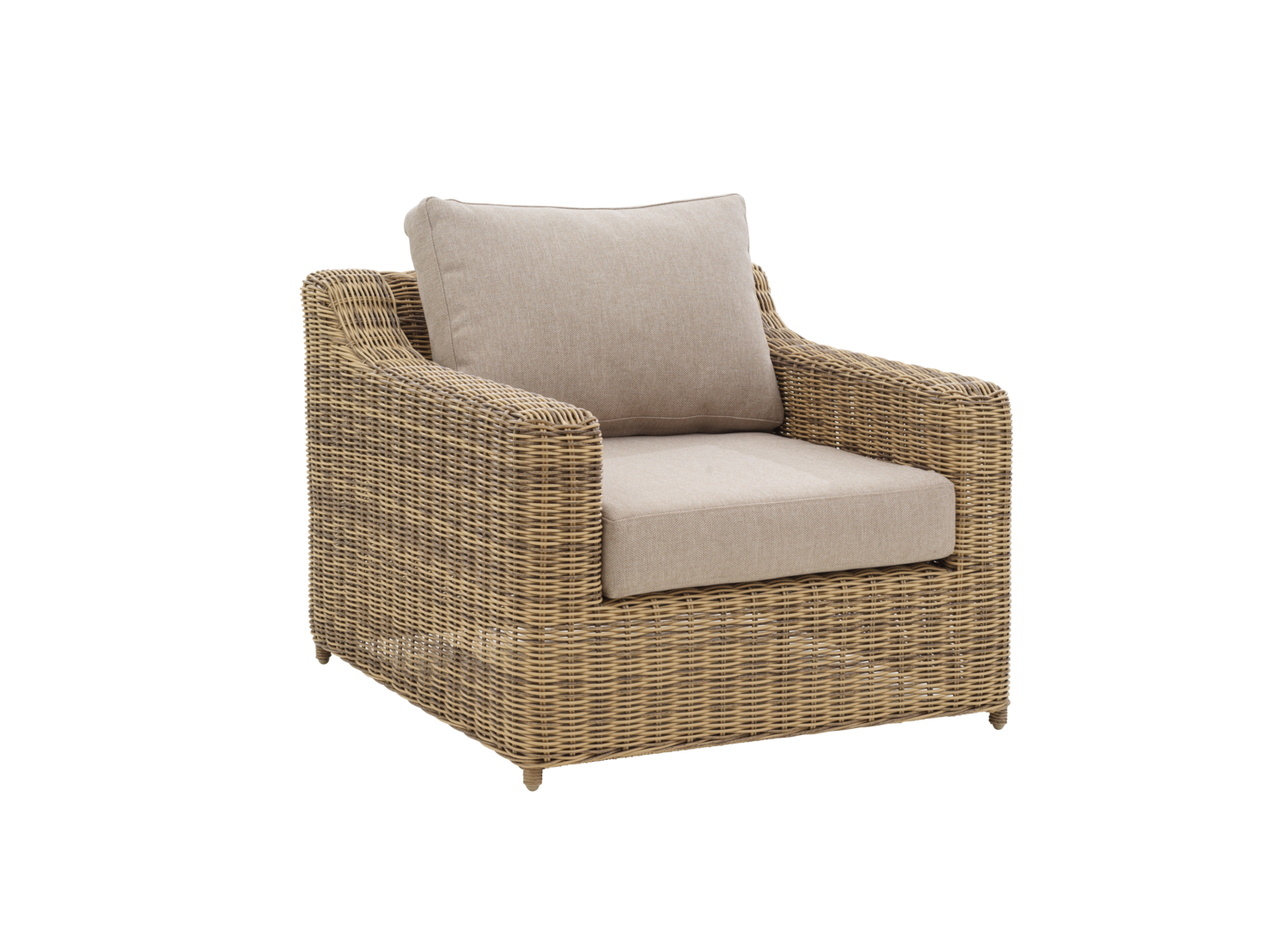Glendon armchair Rustic/Beige