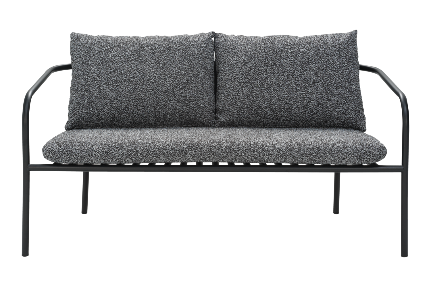 Bendt 2-seater sofa Black/Teddy Ant