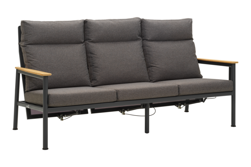 Gordon 3-seater sofa Anthracite/Soft Dawn