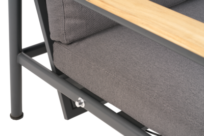 Gordon 3-seater sofa Anthracite/Soft Dawn