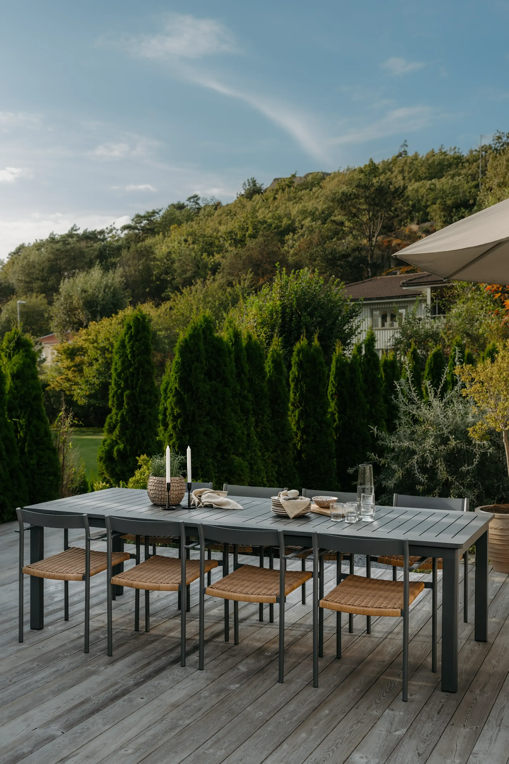 Lomma XL dining table Anthracite