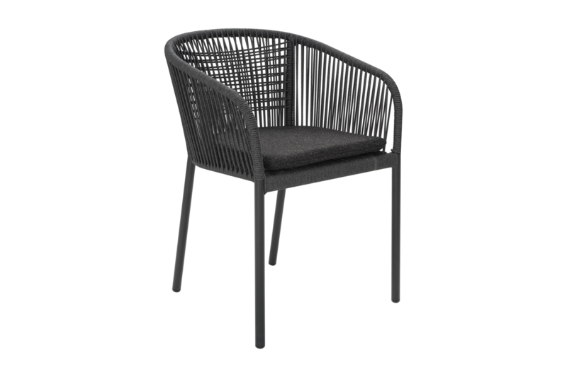 Delta armchair Black/Teddy Black