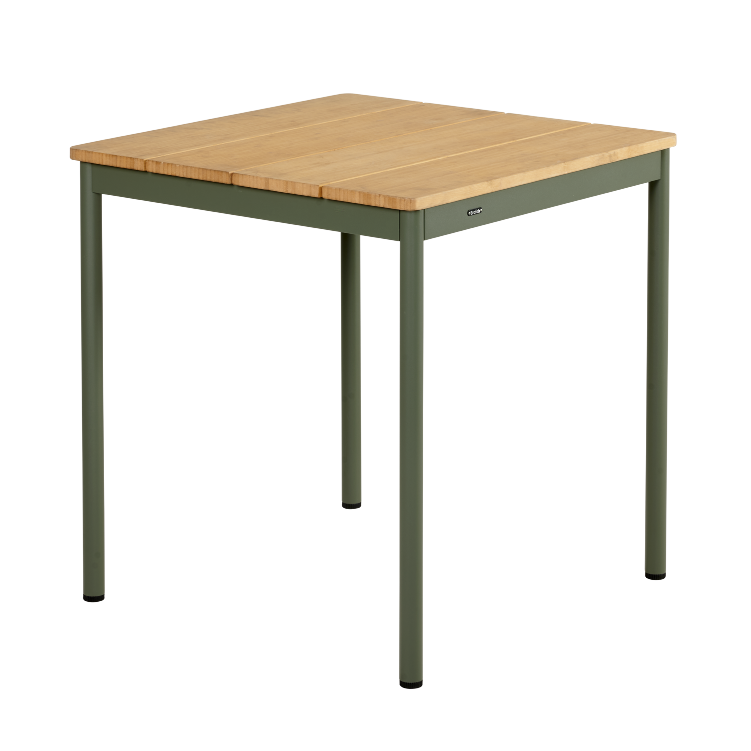 Nox café table Nordic Green/Bamboo