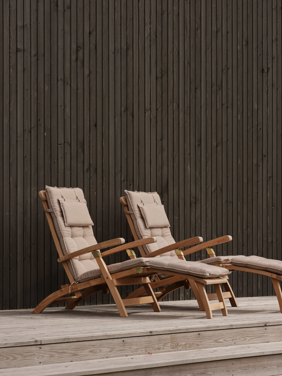 Florina deck chair cushion Taupe