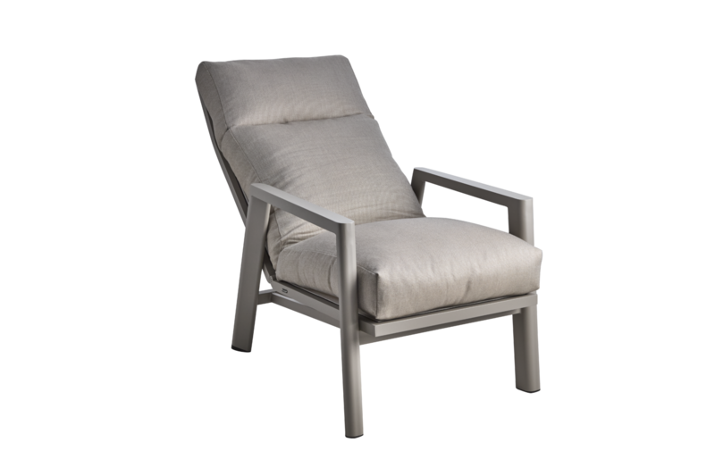 Slide lounge chair Khaki/Tawny