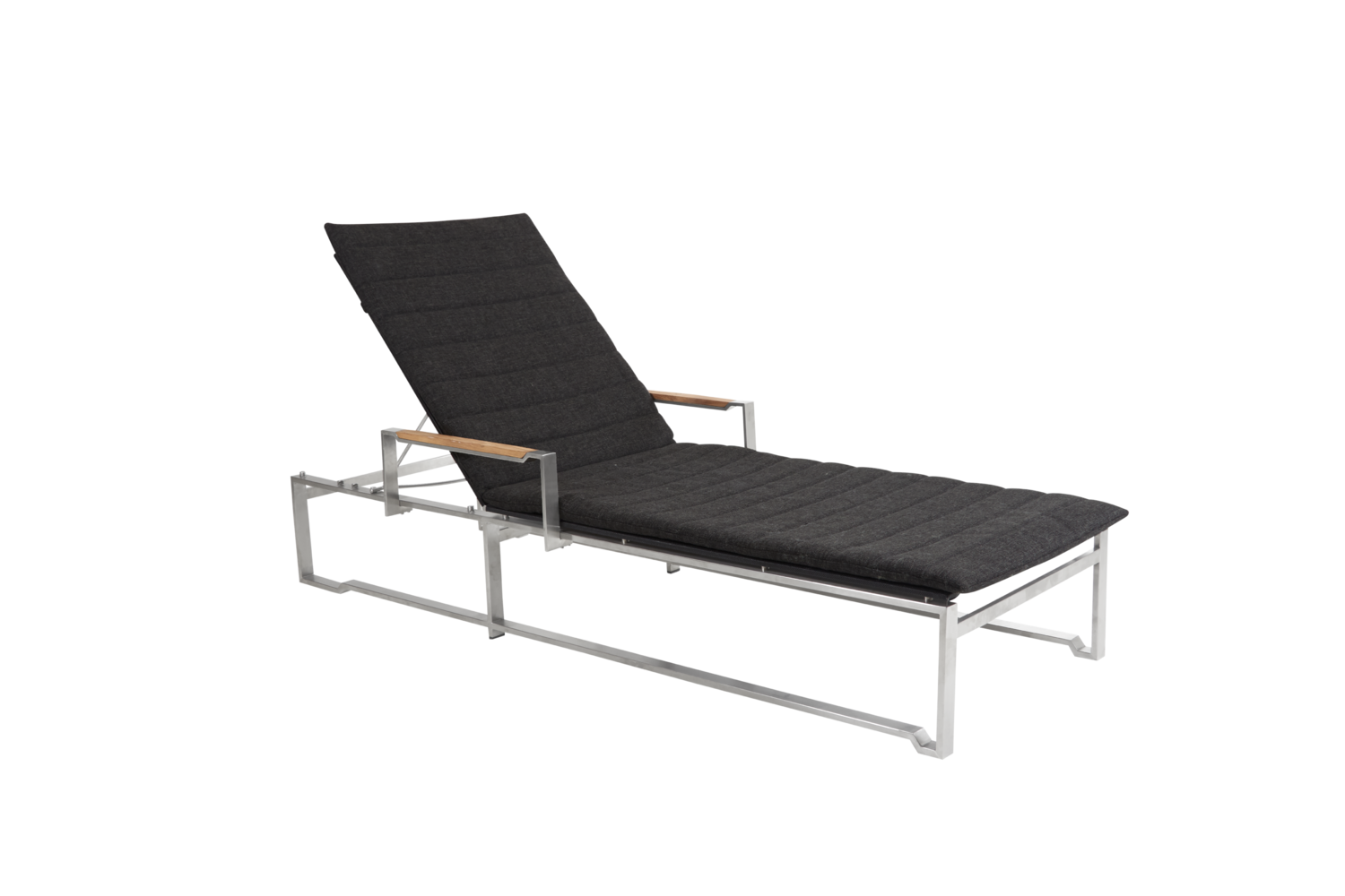 Gotland lounger Grey/black