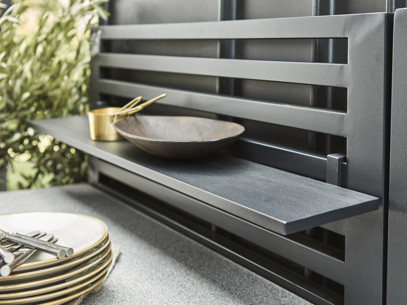 Bellac outdoor Kitchen Black/grey