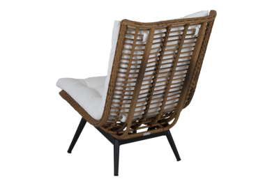 Covelo lounge chair Natural colored/white