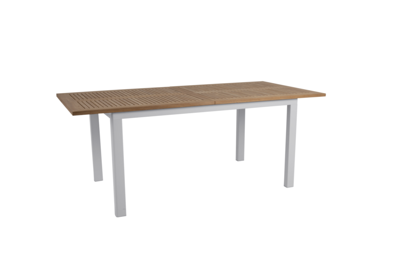 Lyon dining table Light Grey/Teak