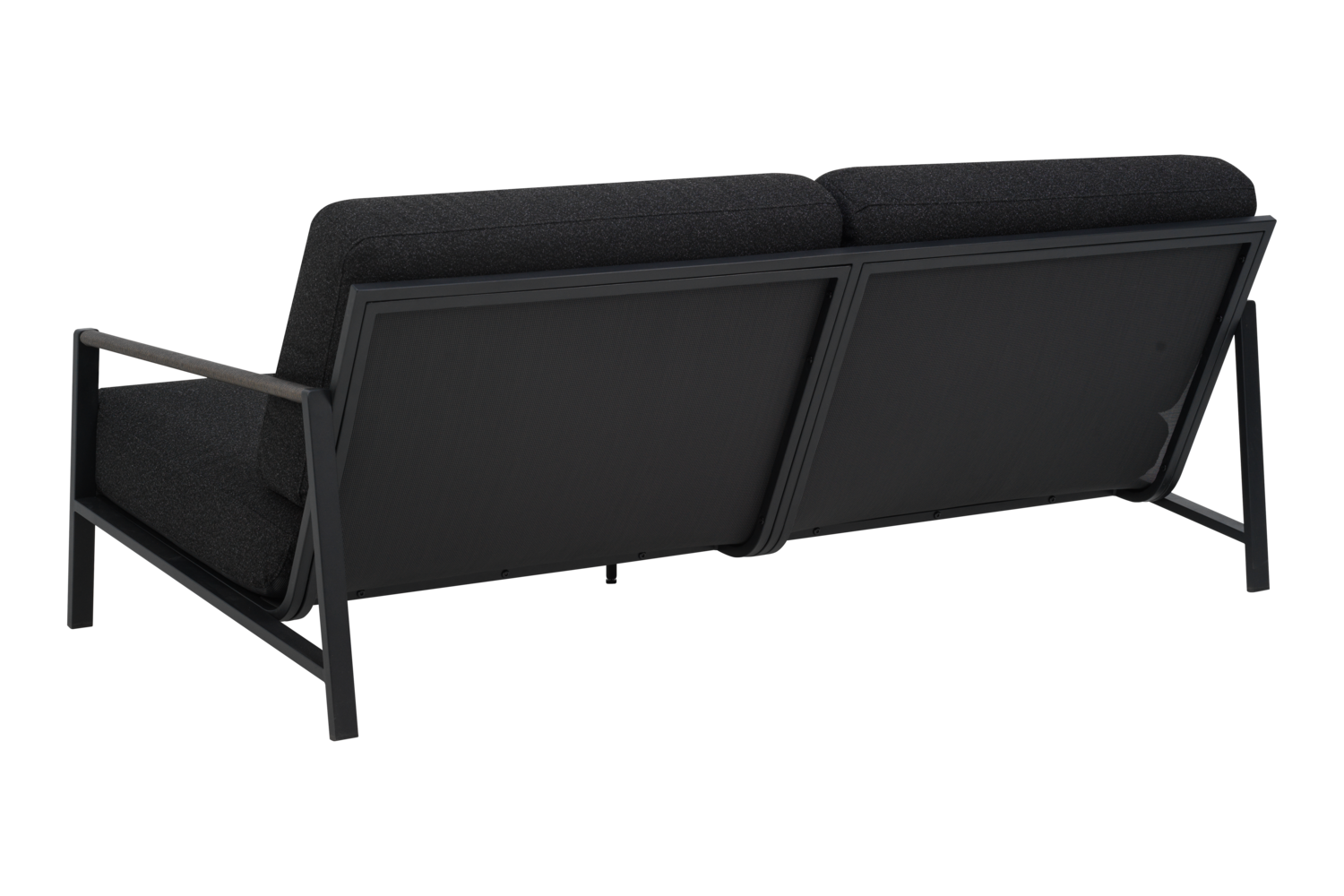 Lyra 2,5-seater sofa Black/Teddy Black