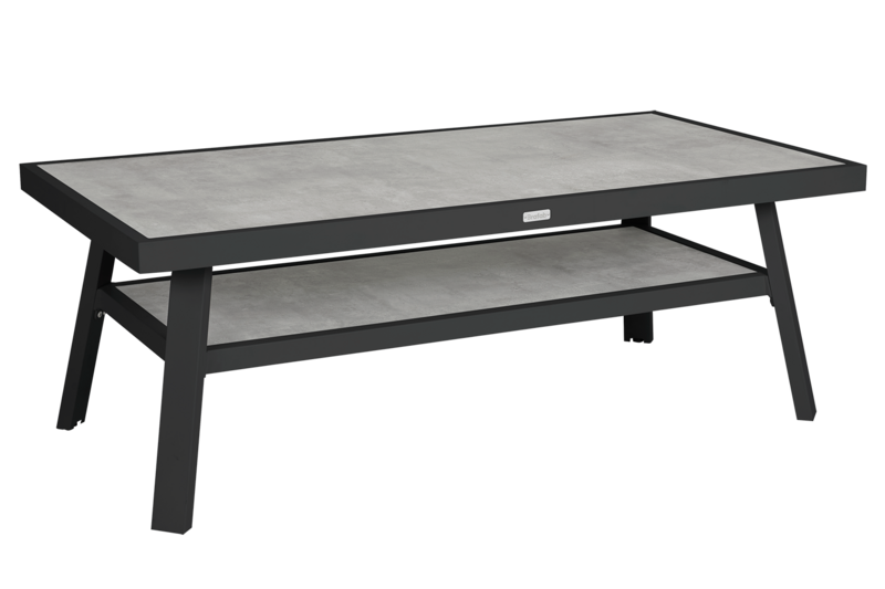 Samvaro Low coffee table Anthracite/Grey