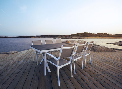 Leone armchair White/grey