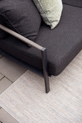 Lyra armchair Black/Teddy Black