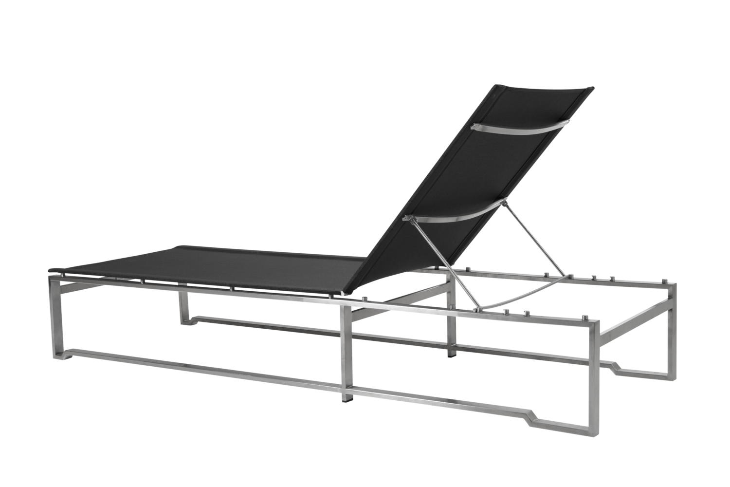 Gotland lounger Grey/black