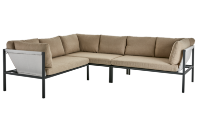 Allie corner sofa Anthracite/Barley