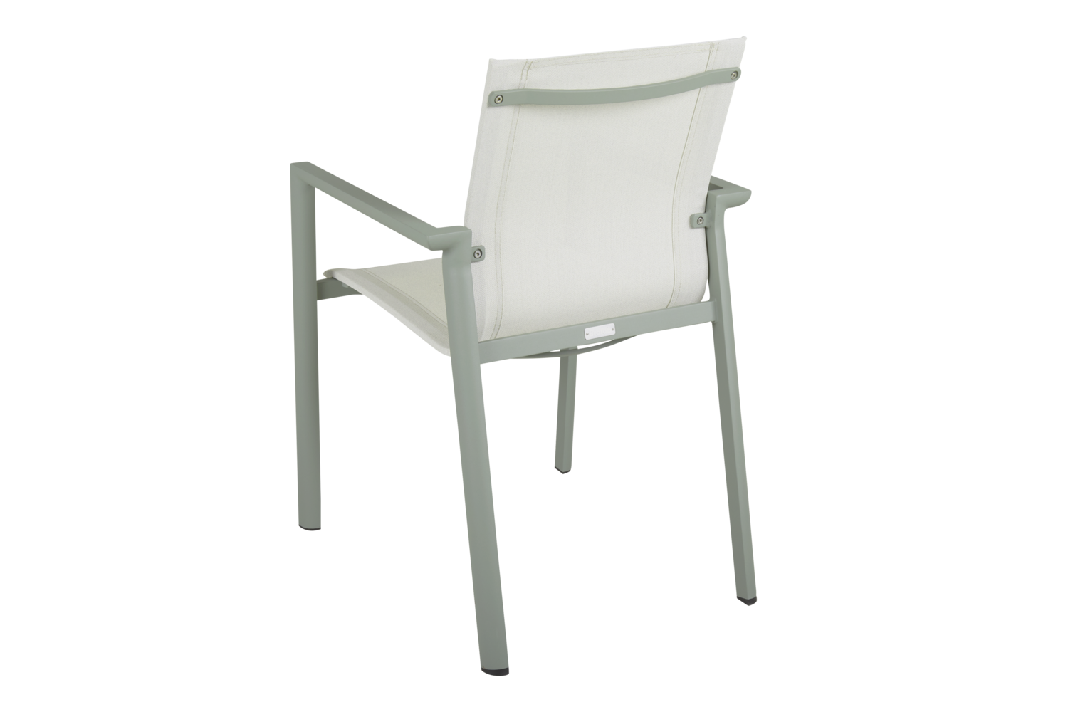 Delia armchair Dusty green/Off-white