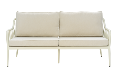 Coleville 2,5-seater sofa Pearl White/Dot Beige
