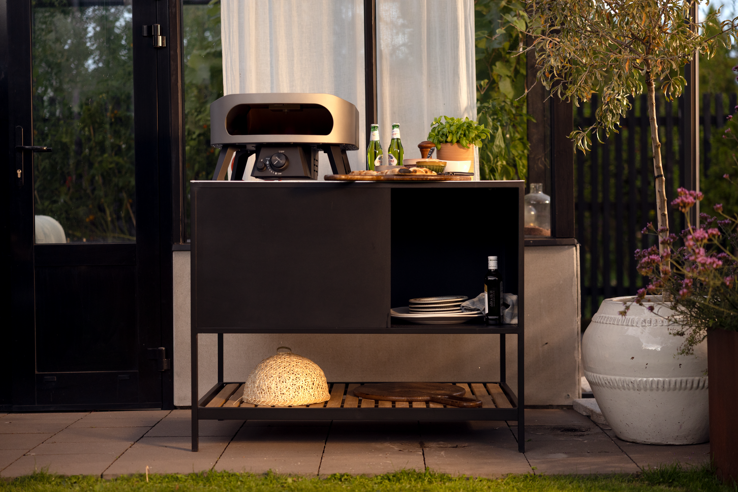 Prep outdoor Kitchen Black