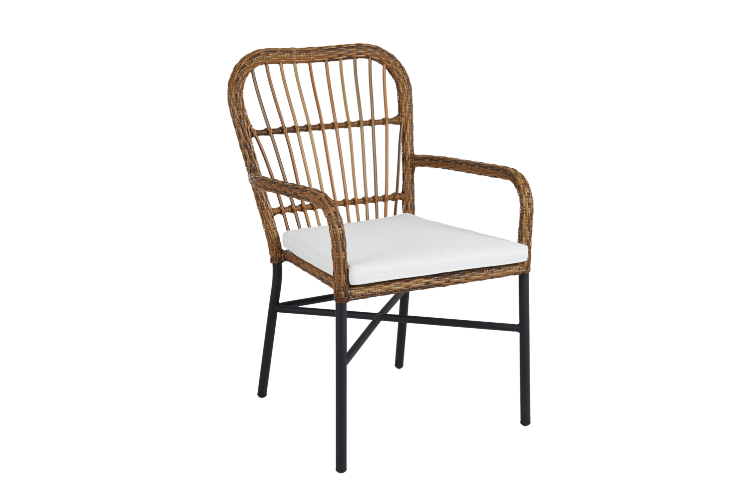 Anemon dining chair Natural colored/white