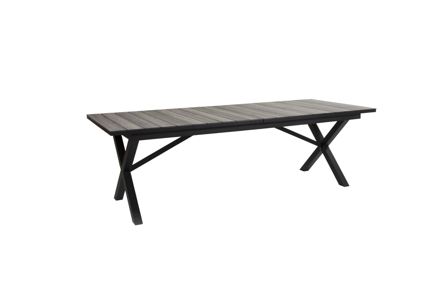 Hillmond dining table Black/Natural wood
