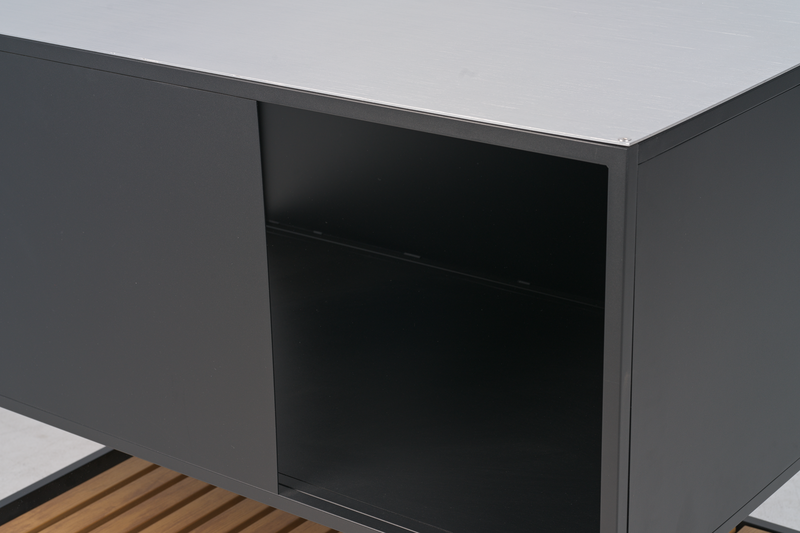 Prep outdoor Kitchen Black