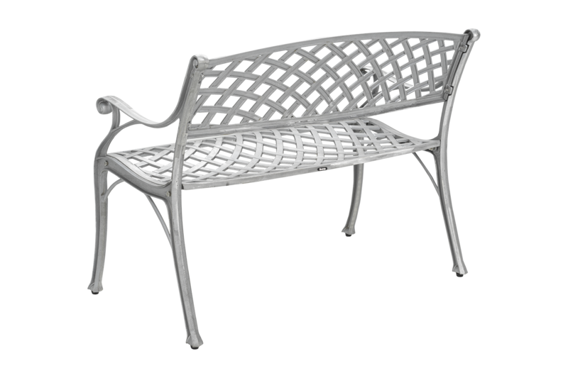 Arras 2-seater sofa Aluminium