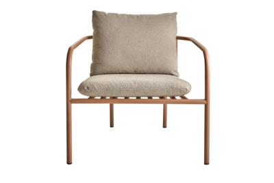 Bendt armchair Peach/Teddy Beige