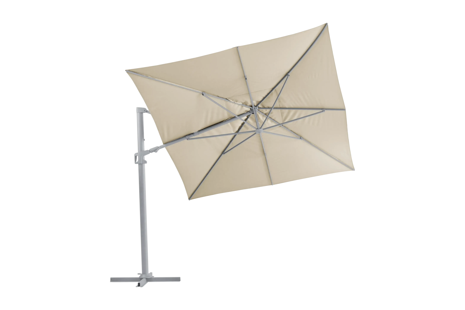 Vinovo hanging parasol Khaki/Light Grey