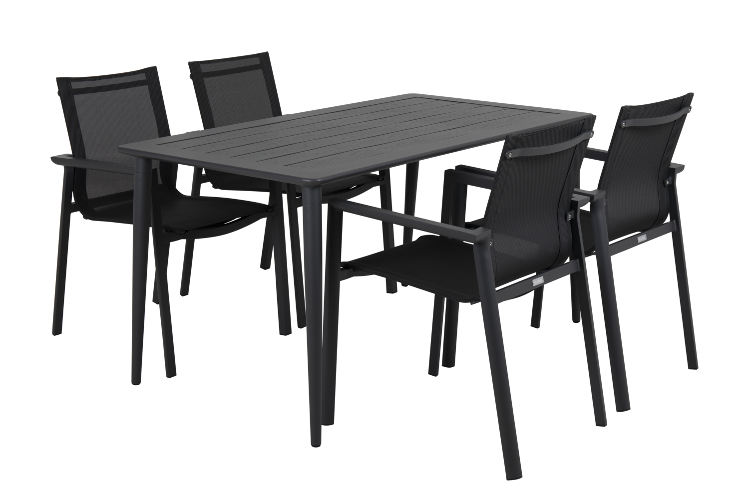 Delia armchair Anthracite/Black