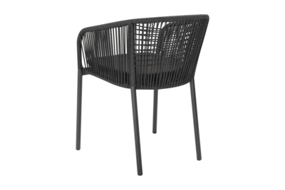 Delta armchair Anthracite/Teddy Black