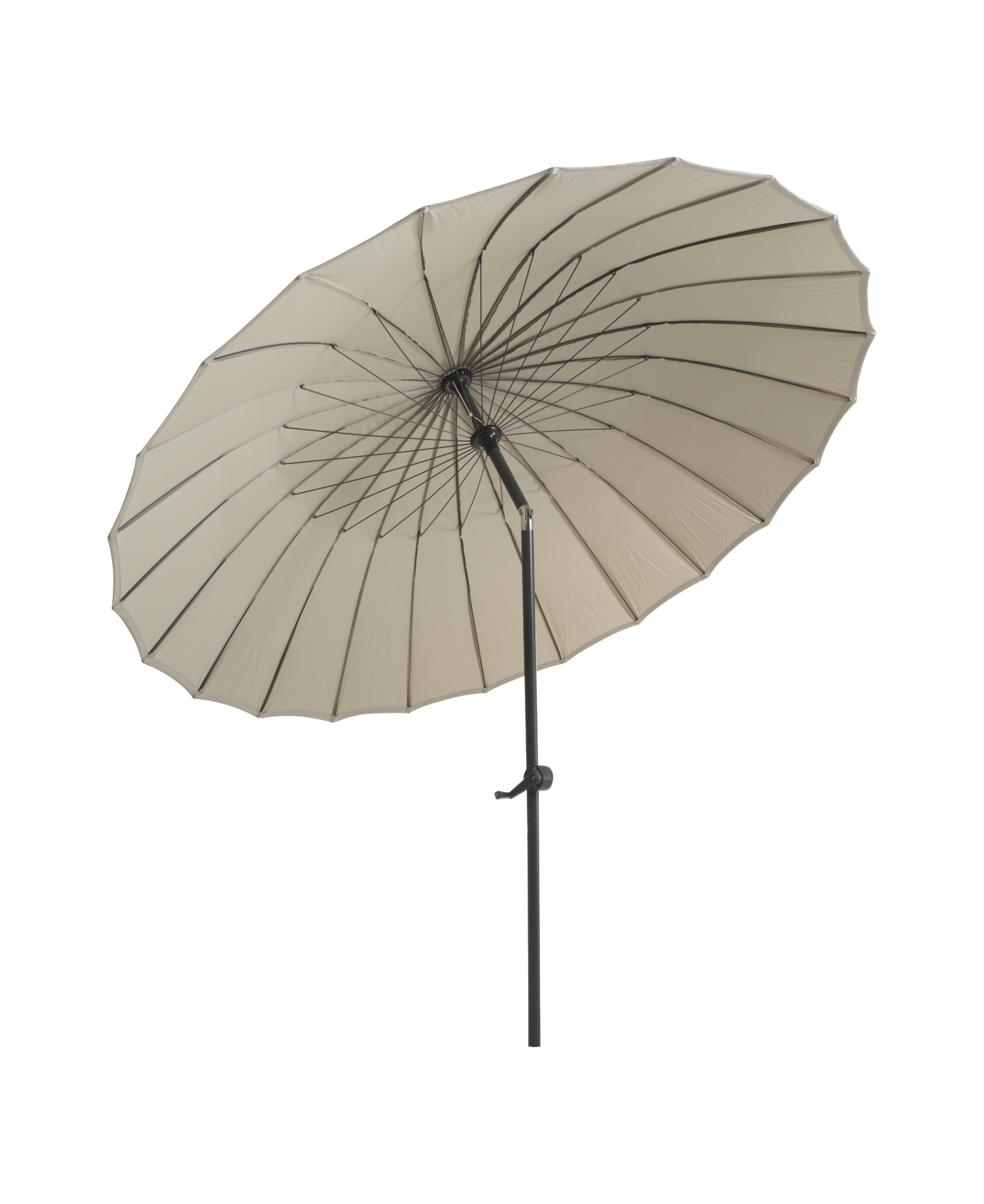 Shanghai parasol Anthracite/khaki