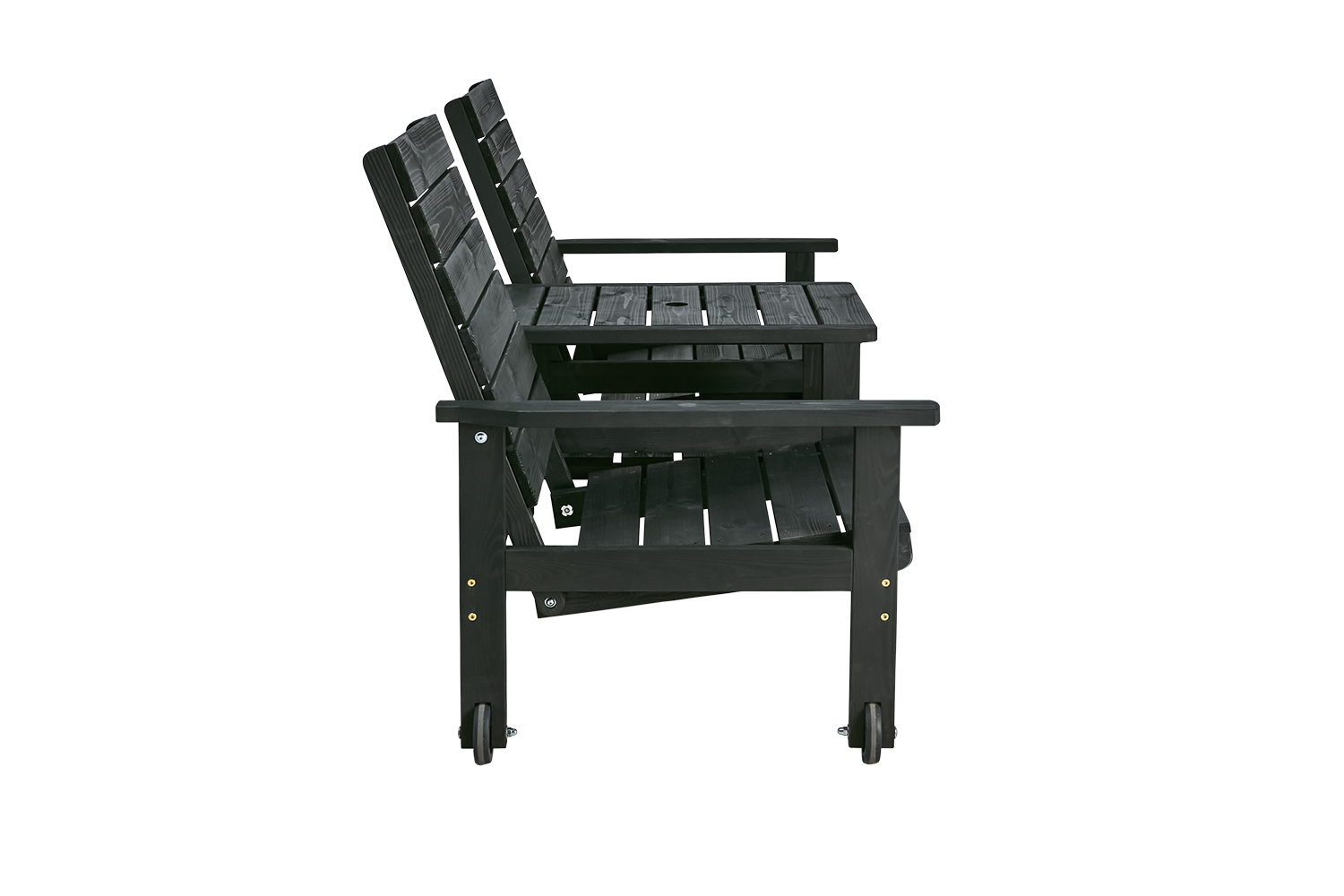 Du & Ja 2-seater sofa Black