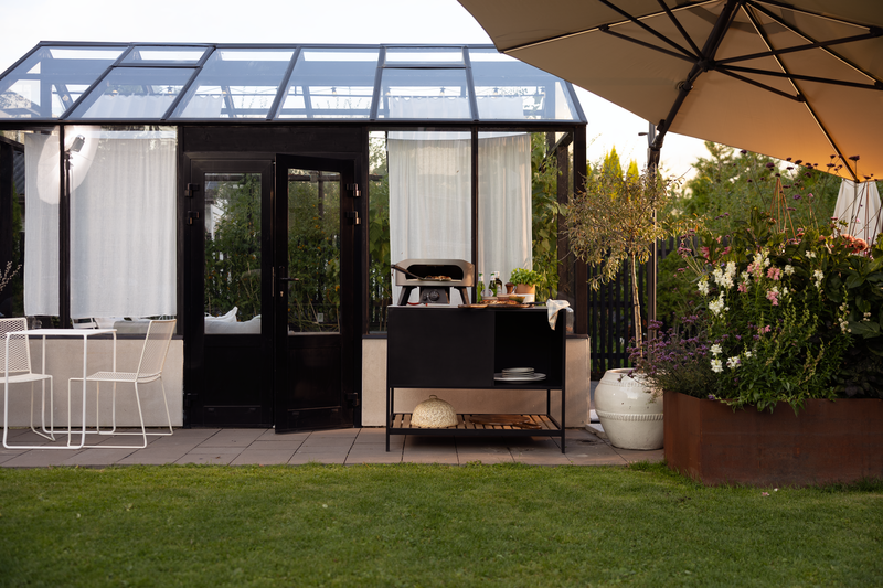 Prep outdoor Kitchen Black