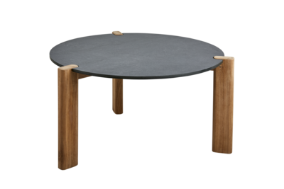 Domino coffee table Anthracite/Teak