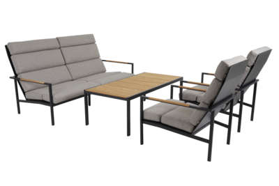Indus coffee table Black/teak