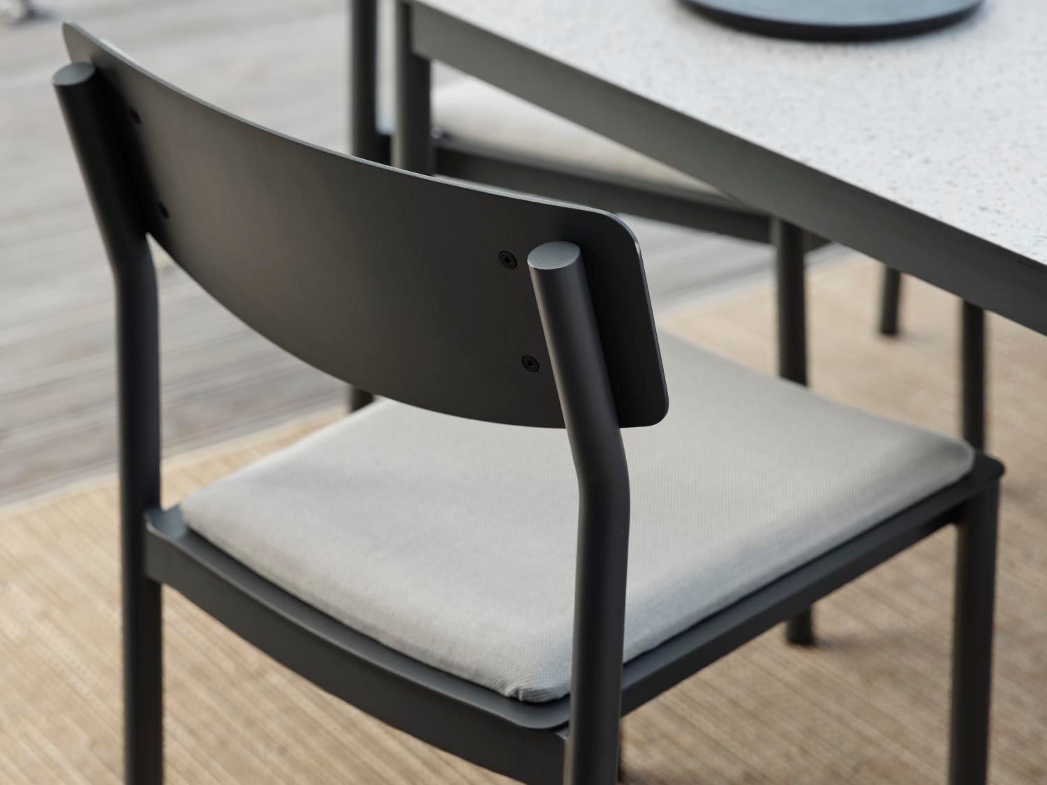 Gusty dining chair Anthracite/ash