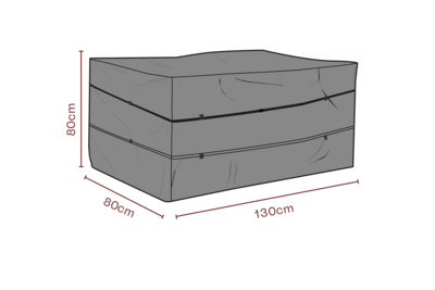 Furniture cover cushion box Black