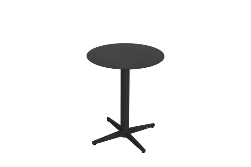 Mill side table Anthracite/black