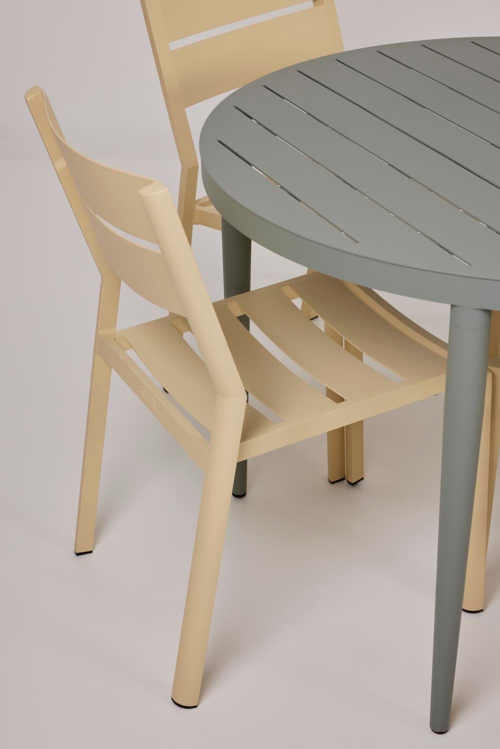 Delia dining chair Lemon