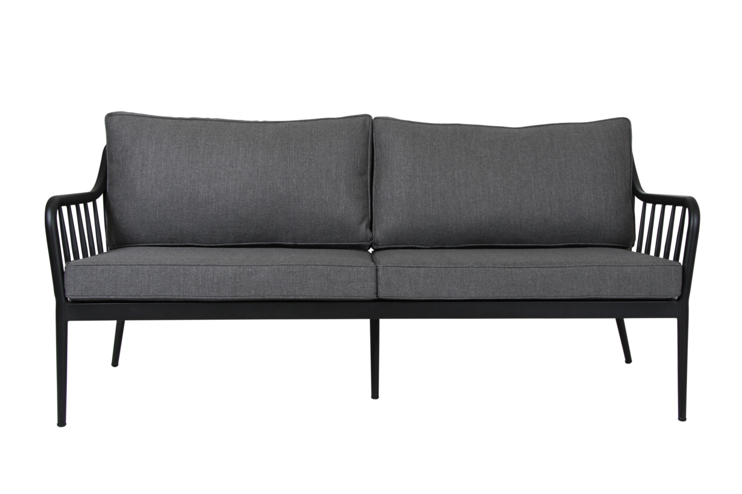 Coleville 2,5-seater sofa Black/grey